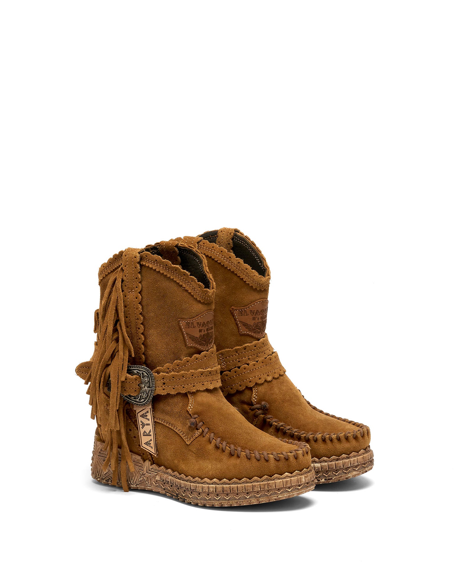 Silverstone El Vaquero Moccasin Boots Silverstone Mou Wedge