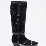 Bardot Black Suede