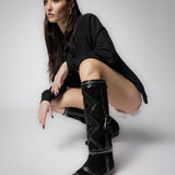 Bardot Black Suede
