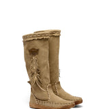 Flat Moccasin Boots Flow Silverstone Corda