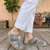 Padded Leather Slip-on Juliette Leomarble Ecru