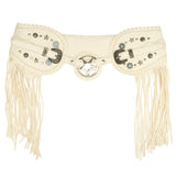 Cara Studded Rag Offwhite