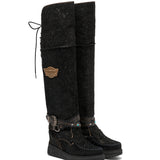Wedge Moccasin Boots Huntress Charrito Ombra