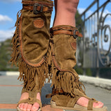 Leather Boot Sandals Siena Silverstone Terra