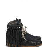 Leather Moccasin Sneakers Zoeylet Silverstone Carbon