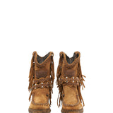 Wedge Moccasin Boots Arya Silverstone Couro