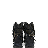 Wedge Moccasin Boots Arya Silverstone Carbon
