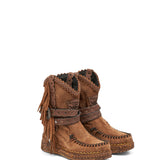 Wedge Moccasin Boots Arya Silverstone Chandail