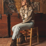 Wedge Moccasin Boots Arya Silverstone Chocolate