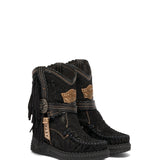 Wedge Moccasin Boots Arya Charrito Ombra
