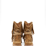 Wedge Moccasin Boots Arya Silverstone Couro