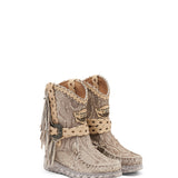 Wedge Moccasin Boots Arya Naga Marble
