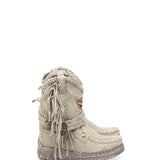 Wedge Moccasin Boots Arya Silverstone Ghost