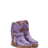Wedge Moccasin Boots Arya Silverstone Lilla