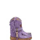 Wedge Moccasin Boots Arya Silverstone Lilla