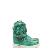 Wedge Moccasin Boots Arya Abloom Acqua