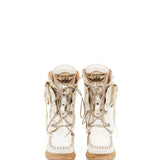 Wedge Moccasin Boots Nikila Camel Blanche
