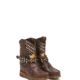 Wedge Moccasin Boots Yara Dakar Rhum