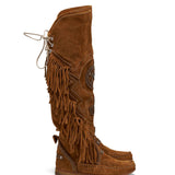 Flat Moccasin Boots Dakota Silverstone Mou