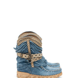 Wedge Moccasin Boots Julie Silverstone Atlantic