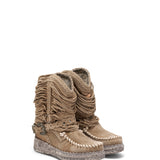 Wedge Moccasin Boots Julie Silverstone Corda