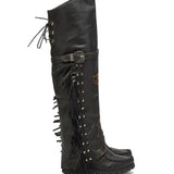 Wedge Moccasin Boots Coleen Wild Void
