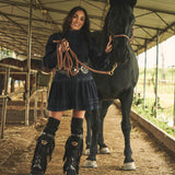 Wedge Moccasin Boots Coleen Charrito Ombra