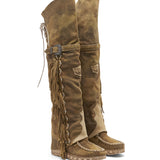 Wedge Moccasin Boots Coleen Kamo Hunt