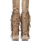 Wedge Moccasin Boots Coleen Slyther Ceras