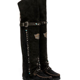 Coleen Studded Silverstone Carbon