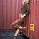 Western Leather Boots Ivy Apex Tan
