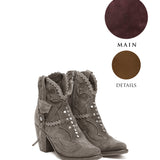 Western Leather Boots Maeve Silverstone Wine