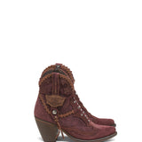 Western Leather Boots Maeve Silverstone Wine