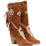Western Leather Boots Kathy Silverstone Mou