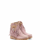Wedge Moccasin Boots Cloe Silverstone Cipria