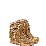 Wedge Moccasin Boots Cloe Naga Dune