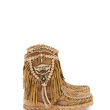 Wedge Moccasin Boots Cloe Naga Dune