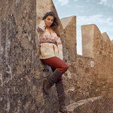 Wedge Moccasin Boots Jager Silverstone Almond
