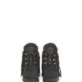 Wedge Moccasin Boots Grace Silverstone Carbon