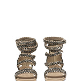 Leather Boot Sandals Faraway Silverstone Cream