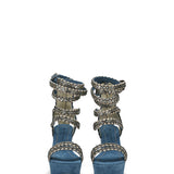 Leather Boot Sandals Mileena Silverstone Ink