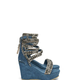 Leather Boot Sandals Mileena Silverstone Ink