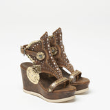 Leather Boot Sandals Alma Apex Tan