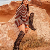Wedge Moccasin Boots Kaleesi Jeckyll Rame