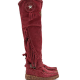 Kaleesi Silverstone Burgundy