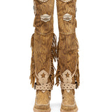 Wedge Moccasin Boots Kaleesi Naga Dune