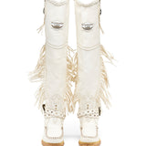 Wedge Moccasin Boots Kaleesi Camel Blanche
