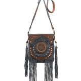 Studded Leather Bag Autumn Silverstone Tempest