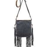 Studded Leather Bag Autumn Silverstone Tempest