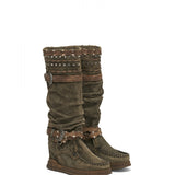 Wedge Moccasin Boots Walker Silverstone Truffle